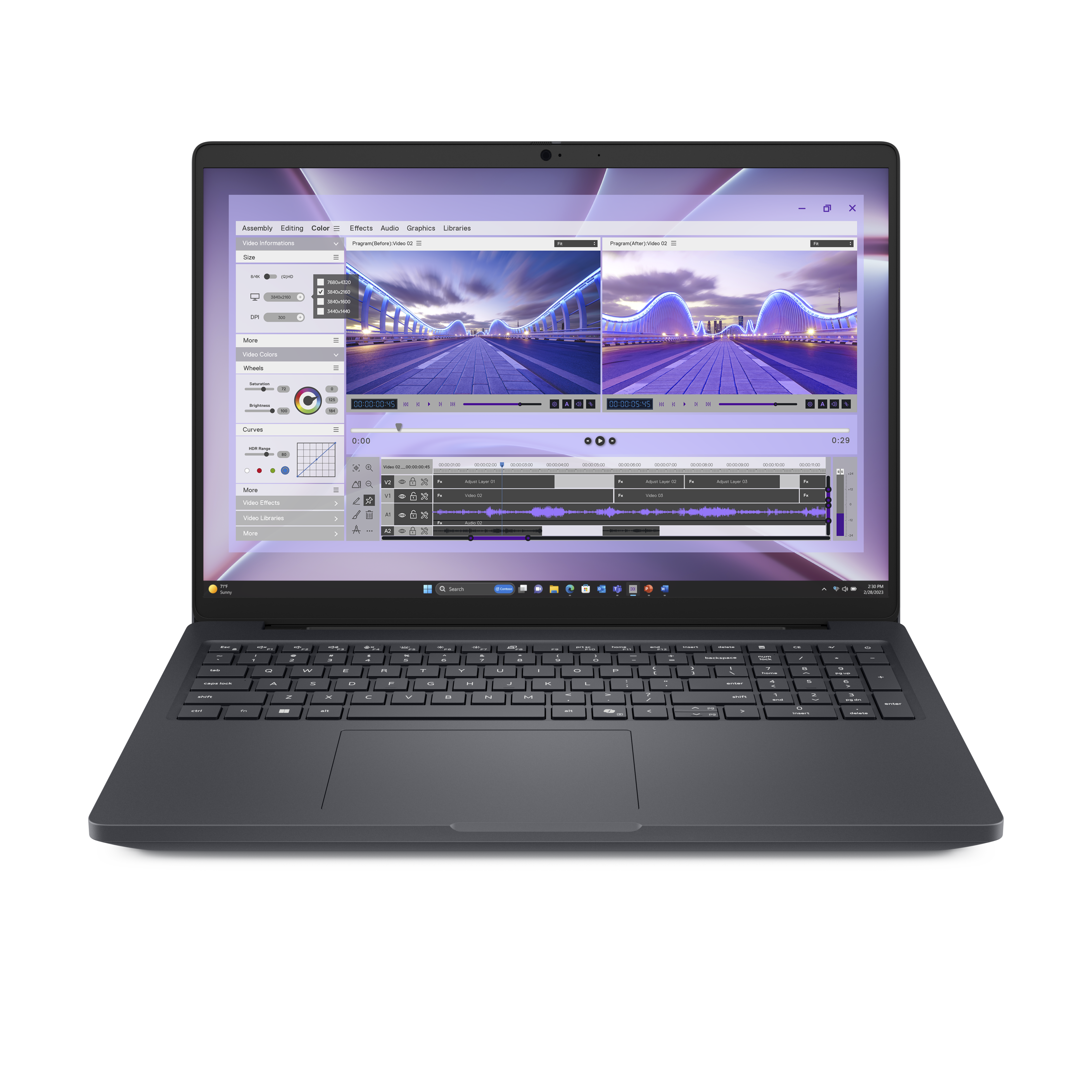 DELL Pro Max 16 MC16250 Intel Core Ultra 7 265H 40,64cm 16Zoll FHD 64GB 1TB SSD Nvidia RTX 1000 WLAN Backlit Kb W11P 3Y Basic Onsit