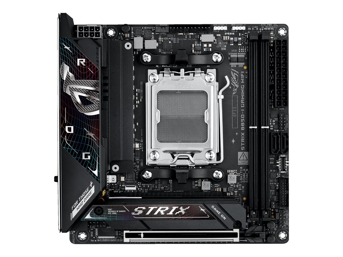 ASUS ROG STRIX B850-I GAMING WIFI AM5 DDR5 ATX MB 1xHDMI 2xM.2 2xSATA ASUS ROG STRIX B850-I GAMING WIFI AM5 DDR5 ATX MB 1xHDMI 2xM.2 2xSATA