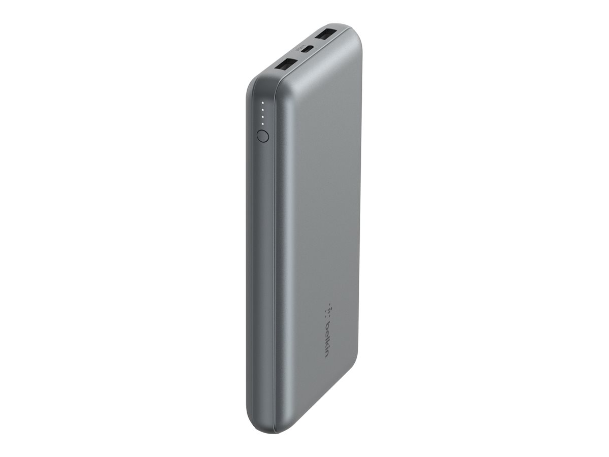 BOOST CHARGE Powerbank, 20.000mAh 15W, USB-A & -C, grau BOOST CHARGE Powerbank, 20.000mAh 15W, USB-A & -C, grau
