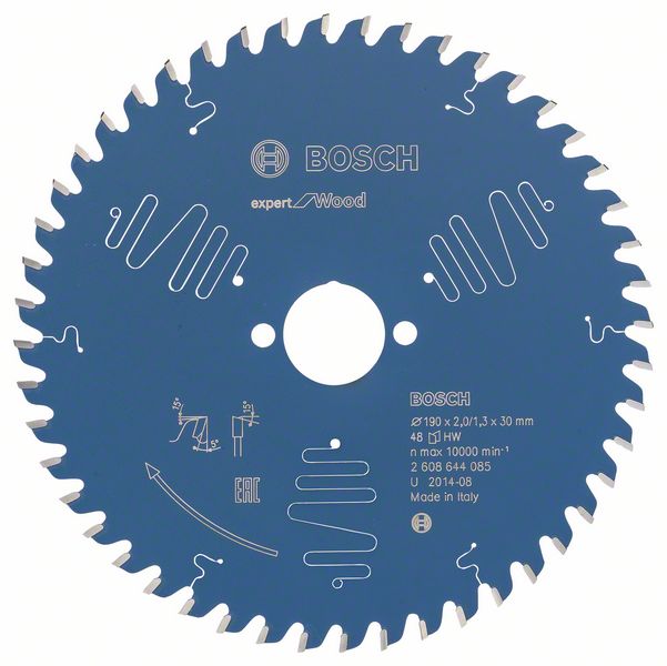 BOSCH EXPERT for Wood Kreissägeblatt 190,0 mm, 48 Zähne, 1 St
