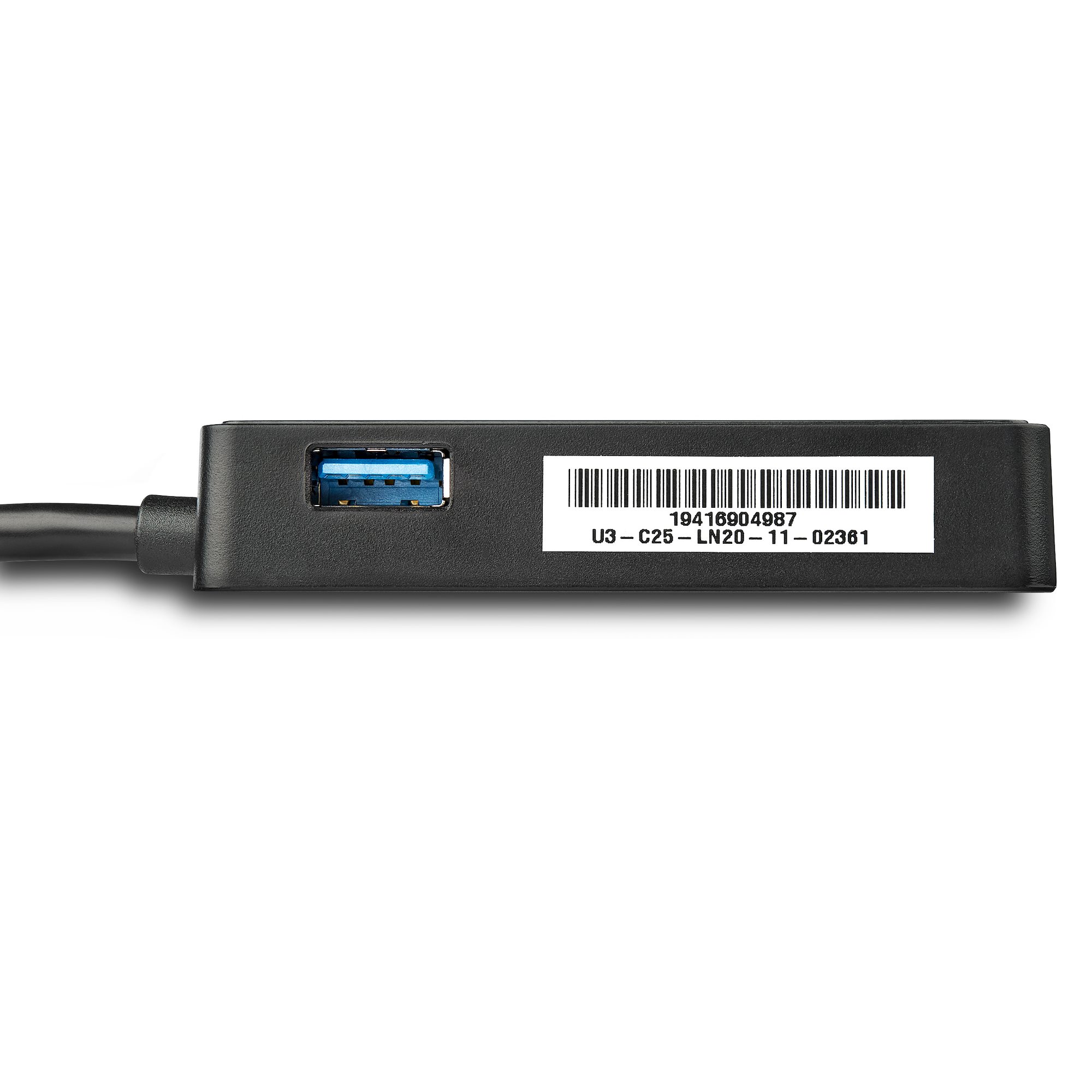 STARTECHCOM USB31000SPTB USB 30 to Gigabit NIC Adapter with USB Port