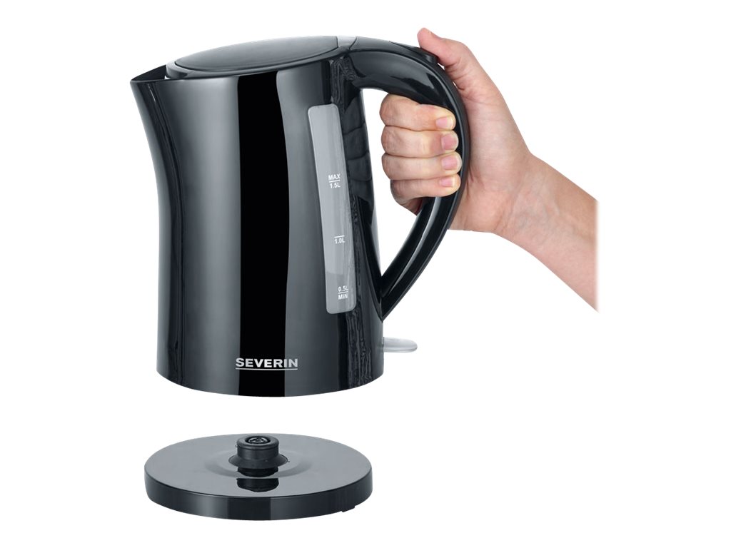 SEVERIN Wasserkocher WK 3498 schwarz 1,5 l 2.200 W