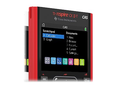 TEXAS INSTRUMENTS TI-Nspire CX II-T CAS Grafikrechner schwarz/rot TEXAS INSTRUMENTS TI-Nspire CX II-T CAS Grafikrechner schwarz/rot
