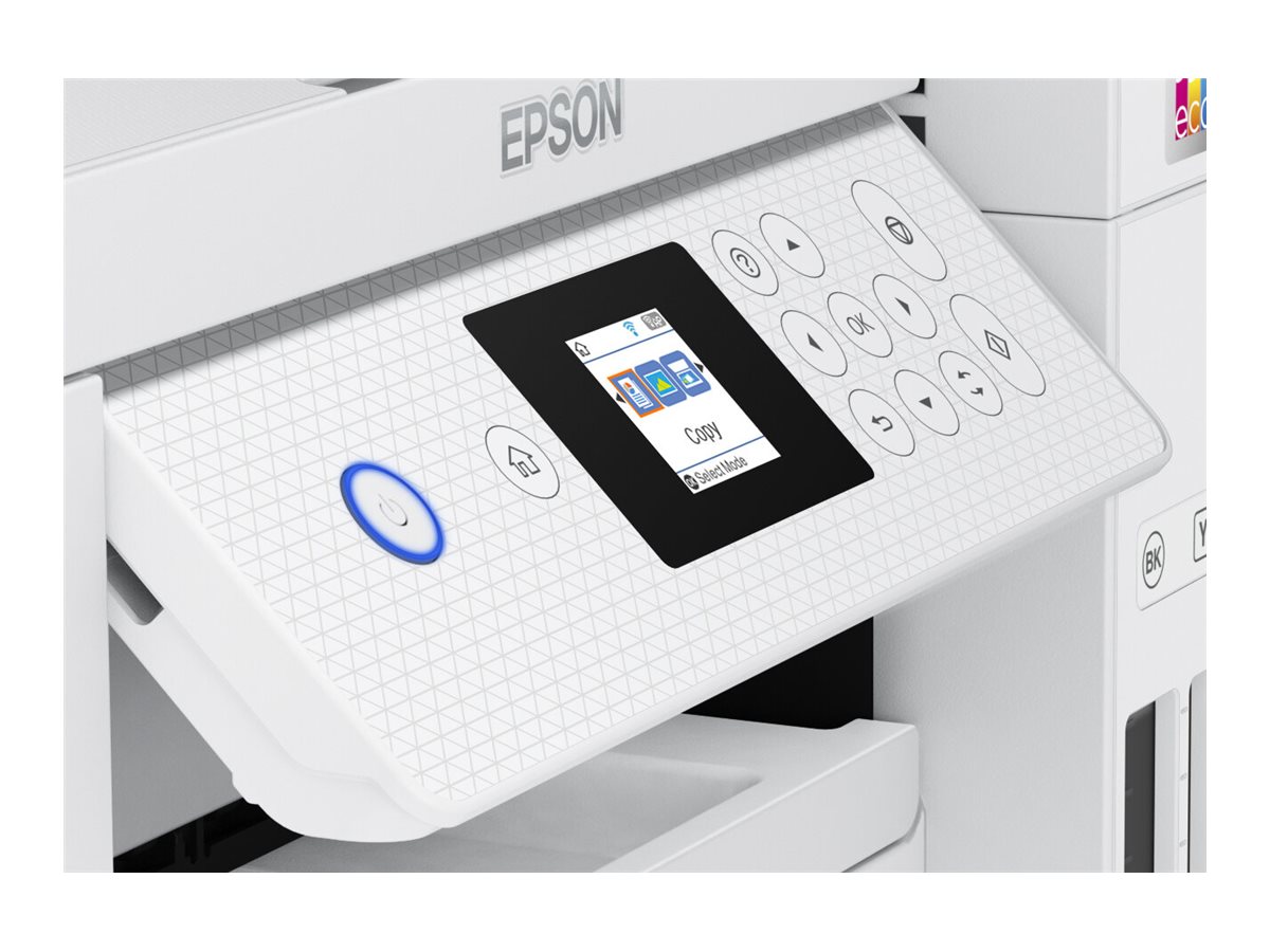 EPSON EcoTank ET-2856 3 in 1 Tintenstrahl-Multifunktionsdrucker weiÃ