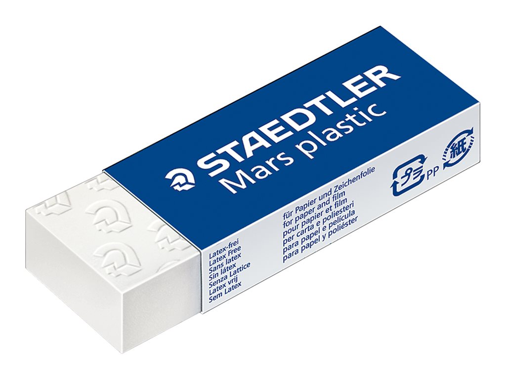 STAEDTLER Radiergummi Mars plastic weiss STAEDTLER Radiergummi Mars plastic weiss