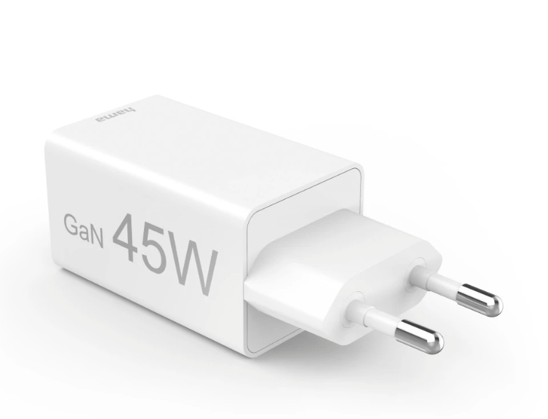 hama GaNLadeadapter weiß, 45 Watt