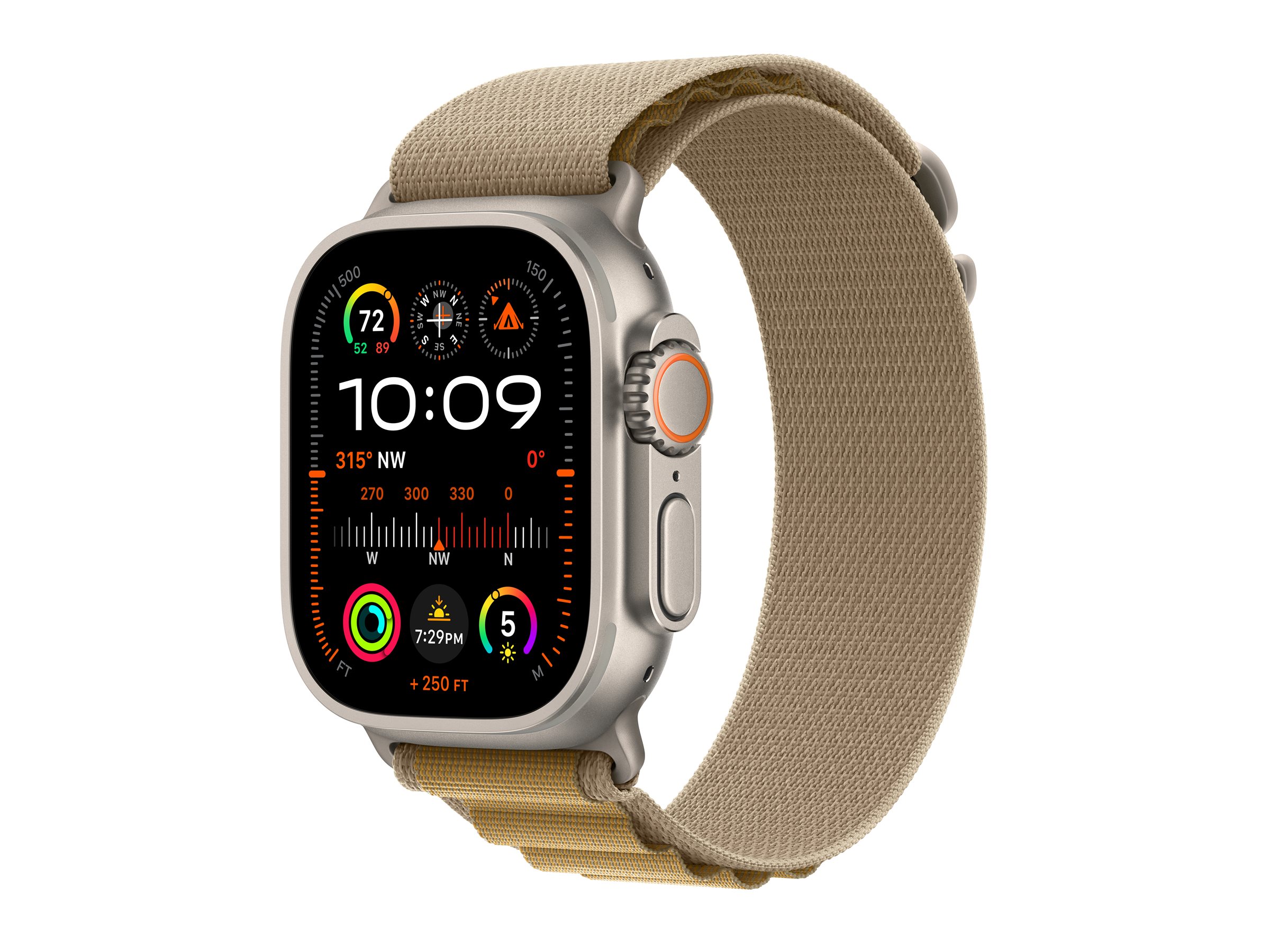 Apple Watch Ultra 2 Titanium Cellular 49mm Natur (Alpine Loop mandel) Small Apple Watch Ultra 2 Titanium Cellular 49mm Natur (Alpine Loop mandel) Small