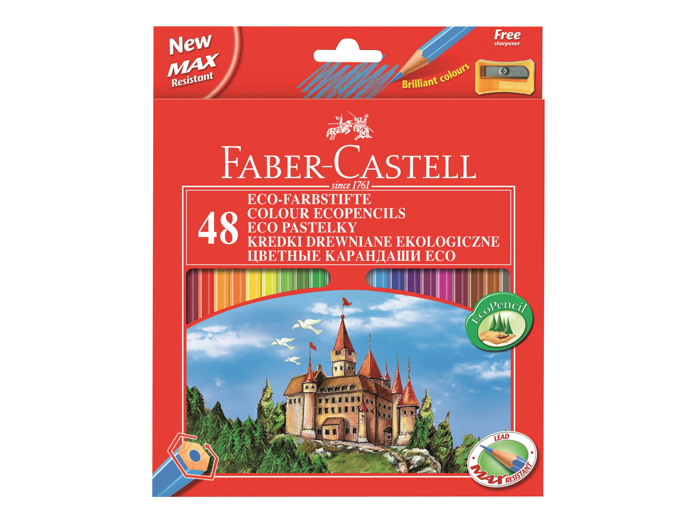 FABER-CASTELL Castle Buntstifte farbsortiert, 48 St. FABER-CASTELL Castle Buntstifte farbsortiert, 48 St.