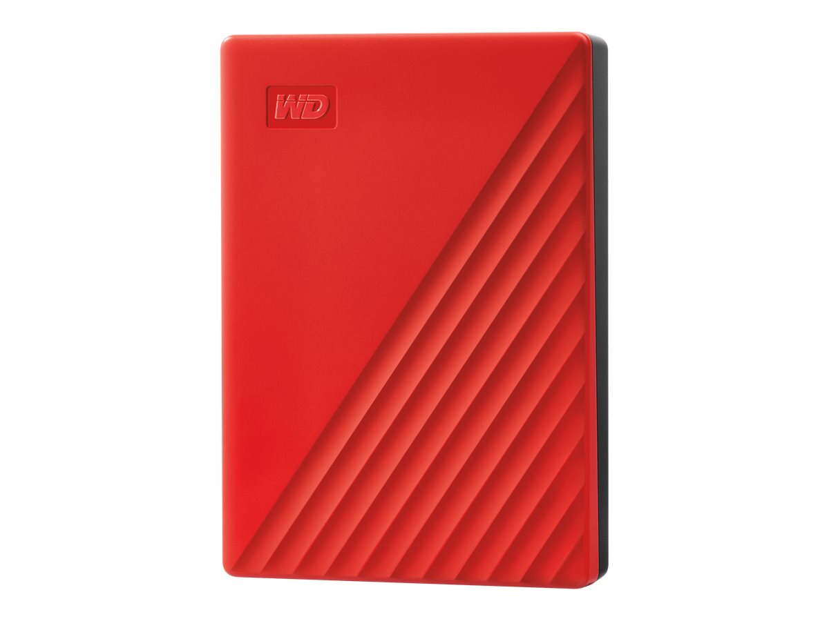 WD My Passport 4TB portable HDD USB30 USB20 compatible Red Retail