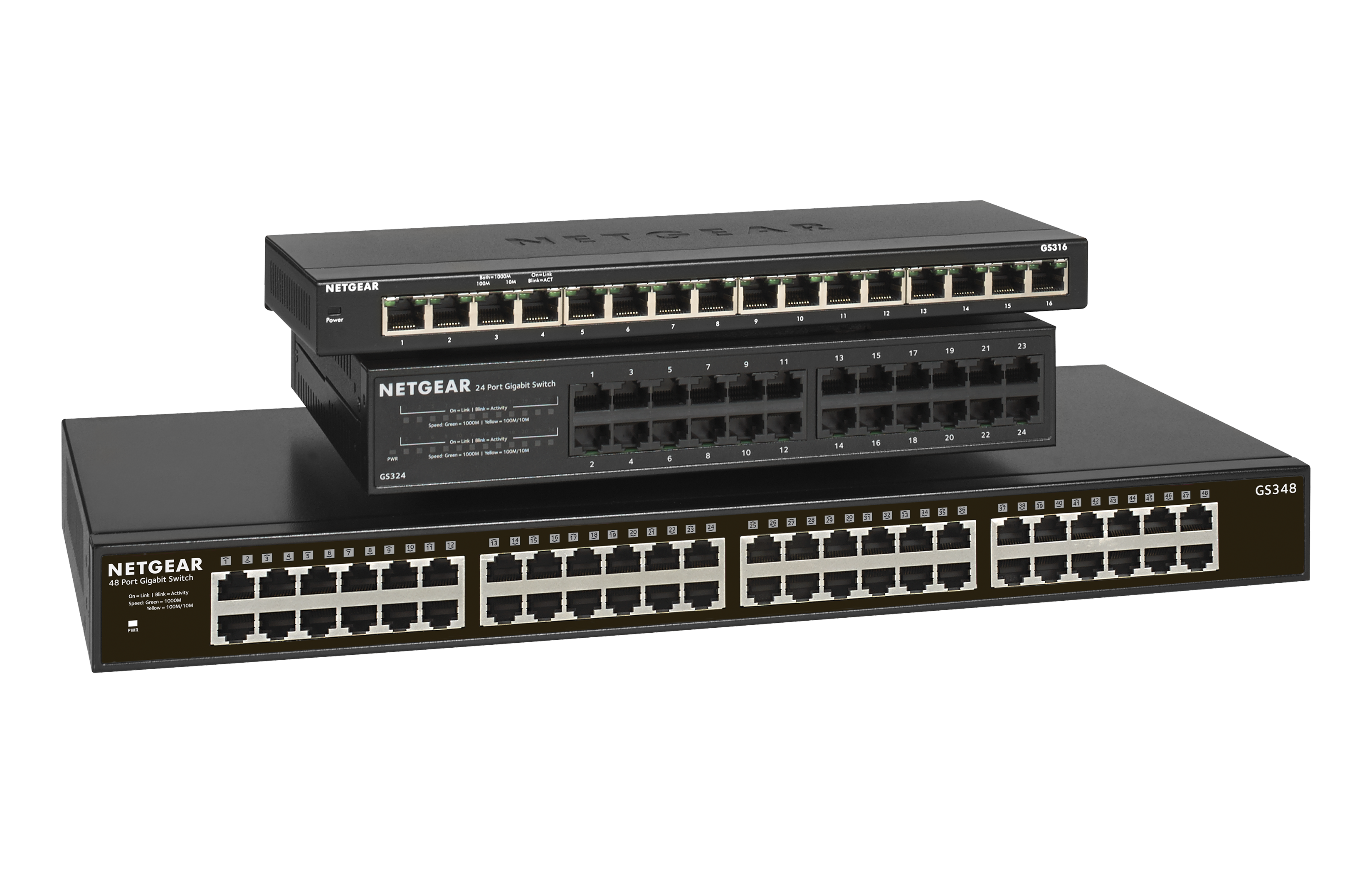 48P Netgear GS348 RM