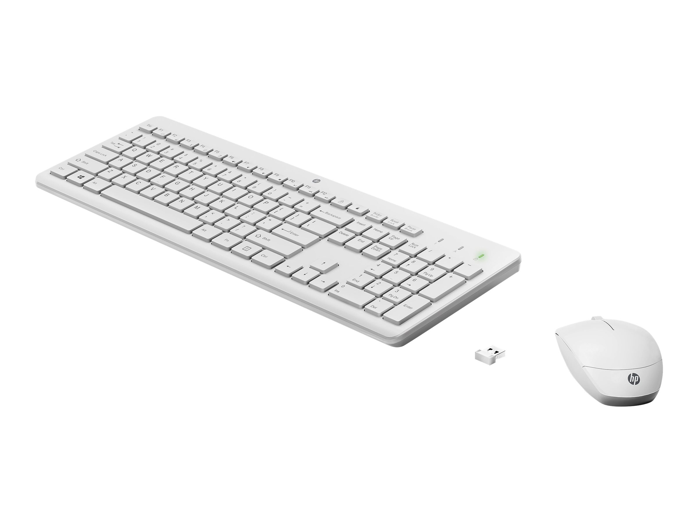 HP 230 Wireless Mouse and Keyboard Combo White (P)