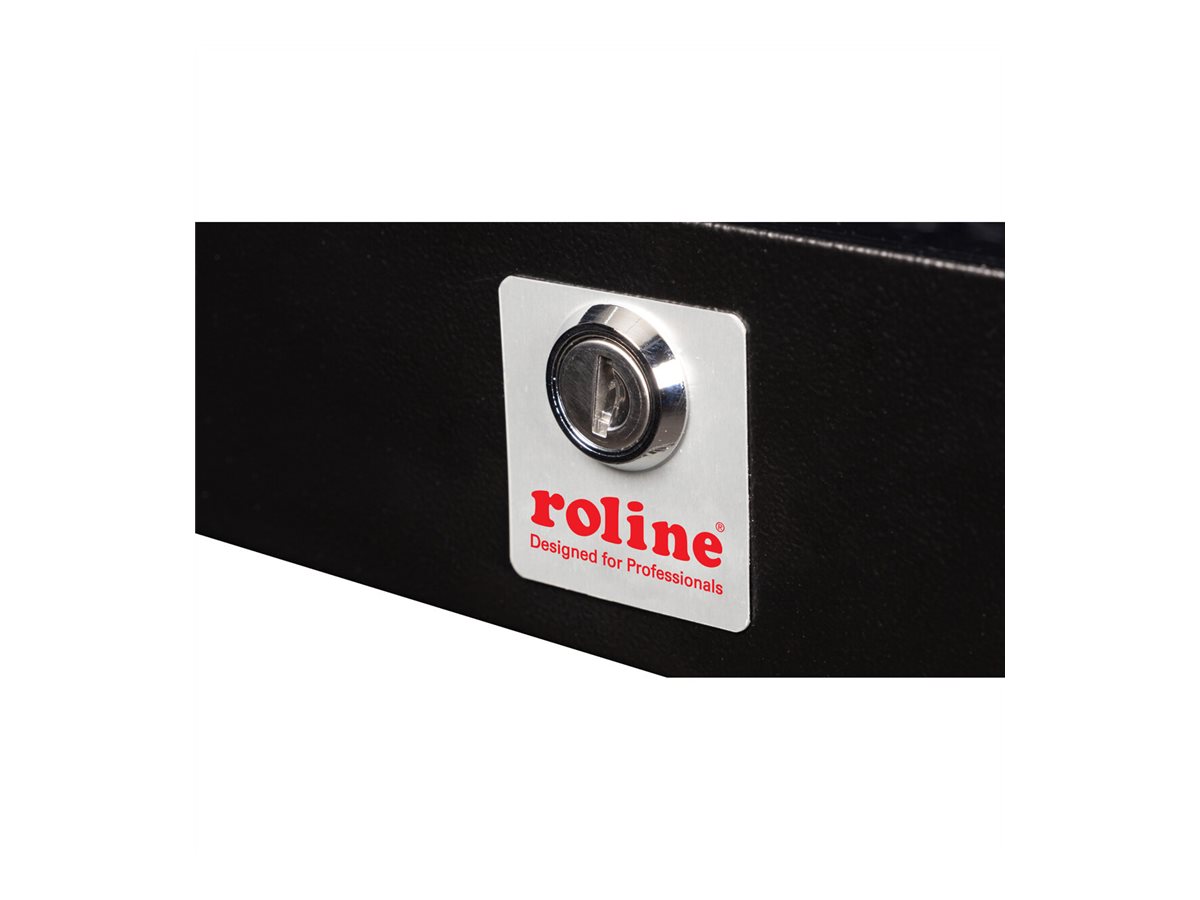 ROLINE 19Zoll Wandgehuse Basic 5 HE, kurz schwarz