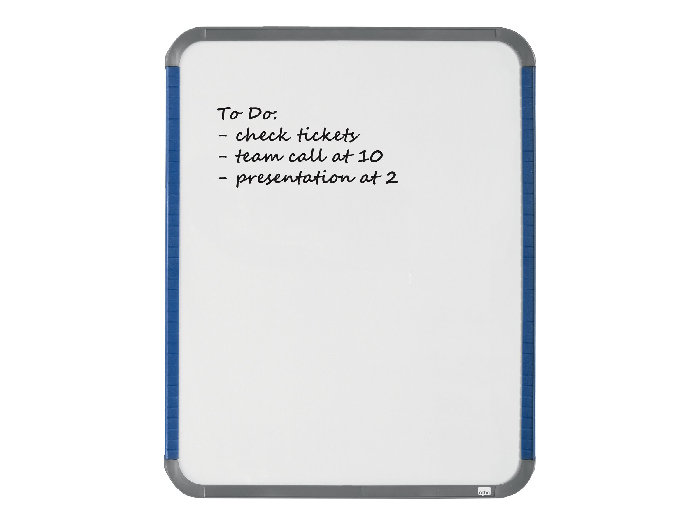 Nobo Slimline Whiteboard 360 x 280 mm Stahl Weiß