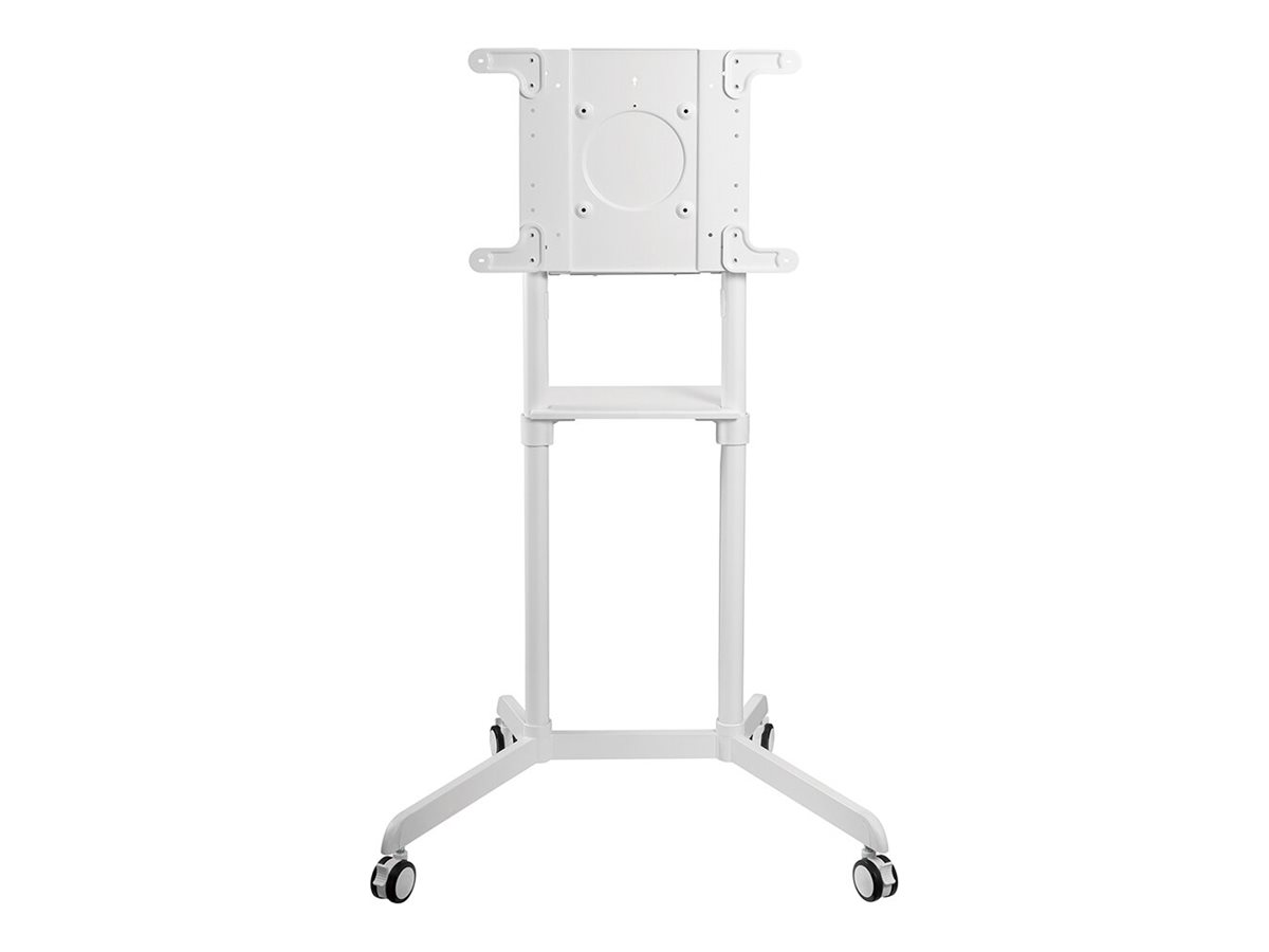 NEOMOUNTS TV/Monitor FloorStand Rollwagen 94-177,8cm 30-70Zoll max 70kg Höhe 137cm Neigbar Rotierbar weiss