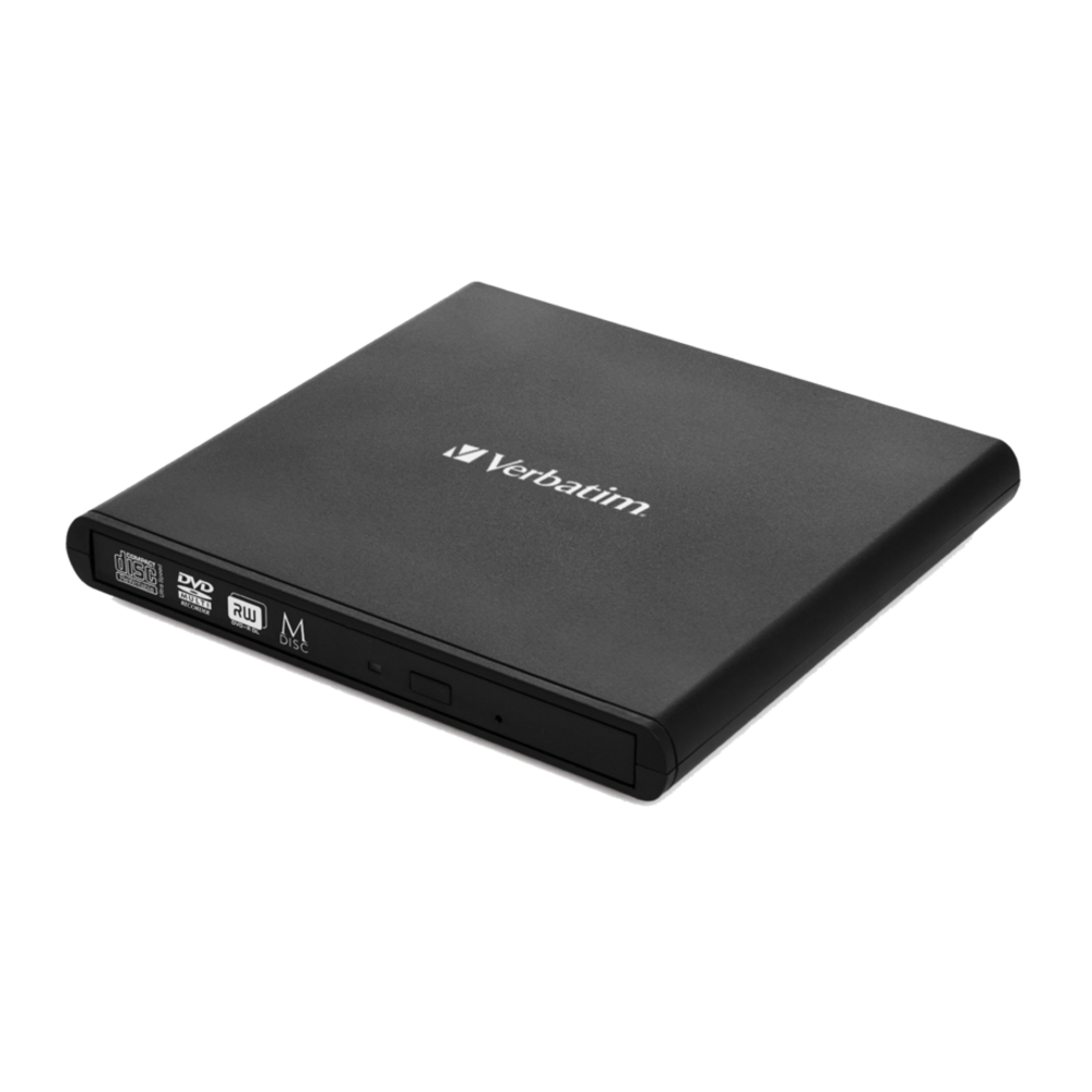 Verbatim Mobile DVD ReWriter USB 20 Light Version 53504