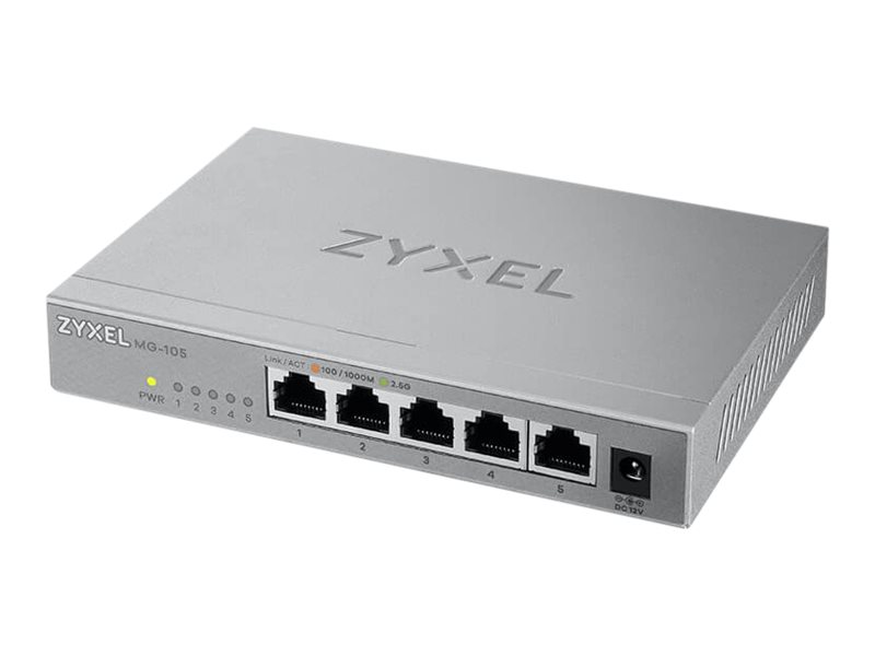 ZYXEL MG-105 5 Port 2,5G MultiGig Switch nicht verwaltet