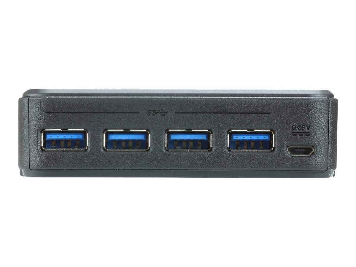 ATEN US3344 USB 3.2 Gen1 Switch, 4-Port Umschalter zur Peripherie Freigabe