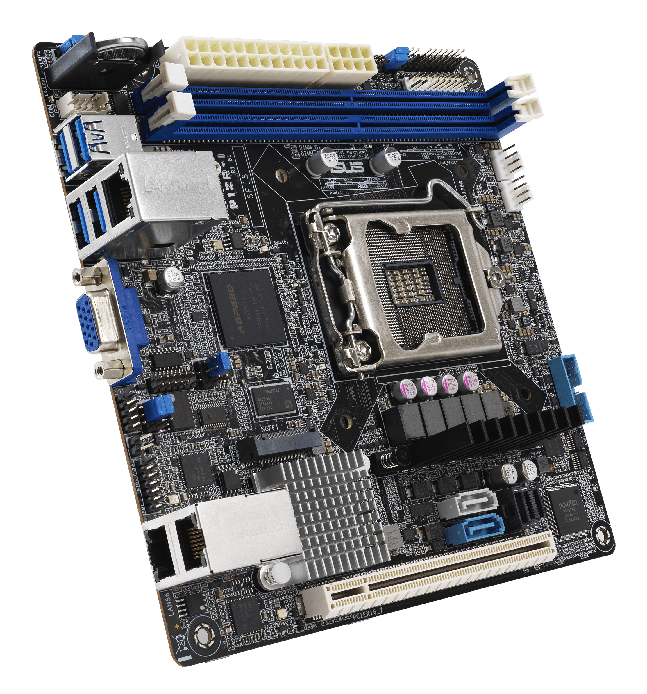 ASUS P12RIAMSB10 LGA1200 mini ITX Server MB 2xDDR4 1xm2 6xSATA