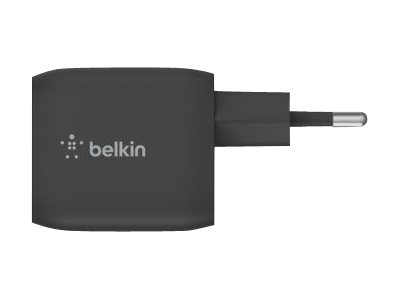 Belkin 45W Dual USBC GaN Ladegeraet Power Deliver, PPS, blk