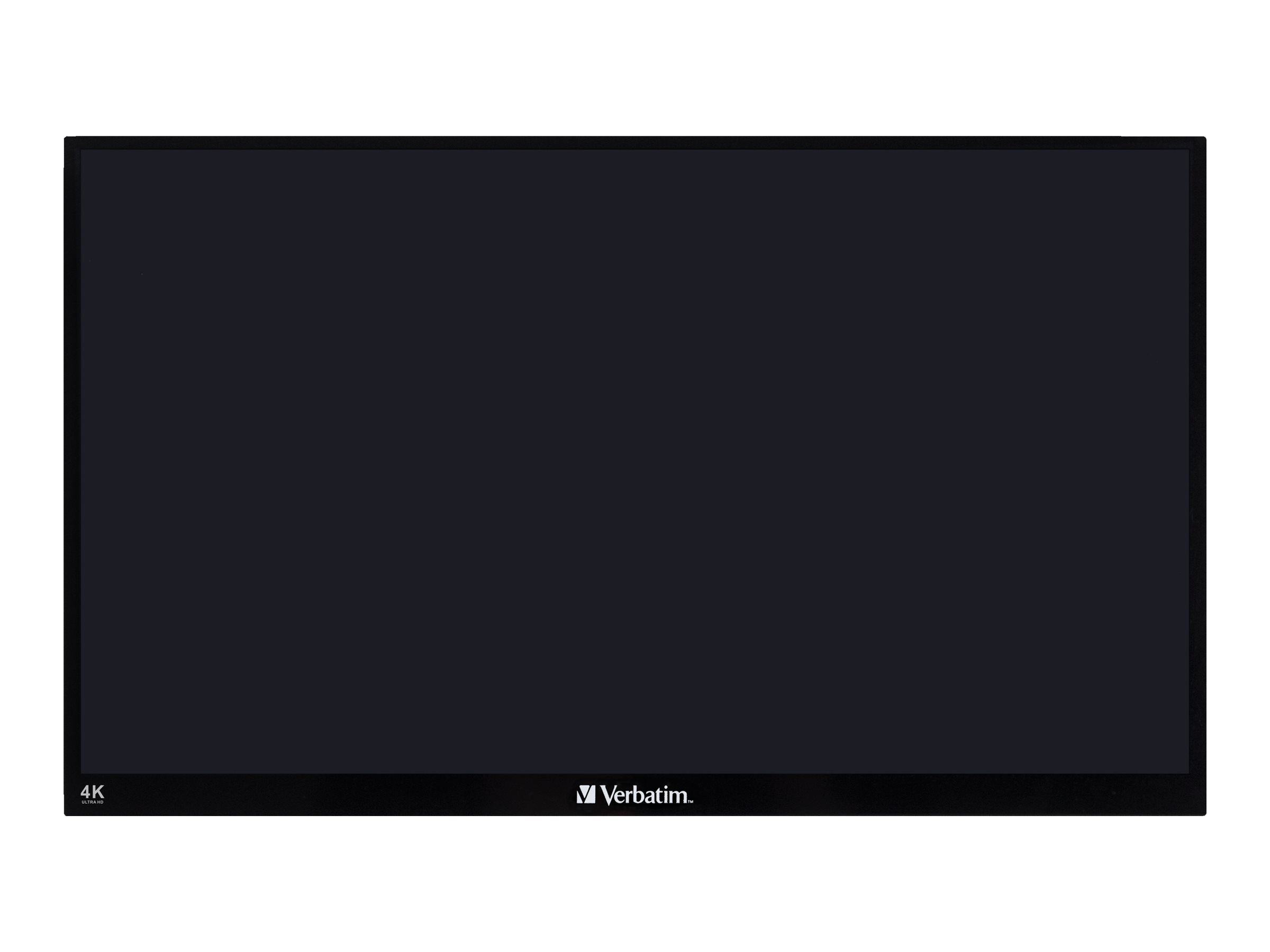 Verbatim PMT-15 Tragbarer 15,6"-Touchscreen-Monitor 4K Metallgeh?use