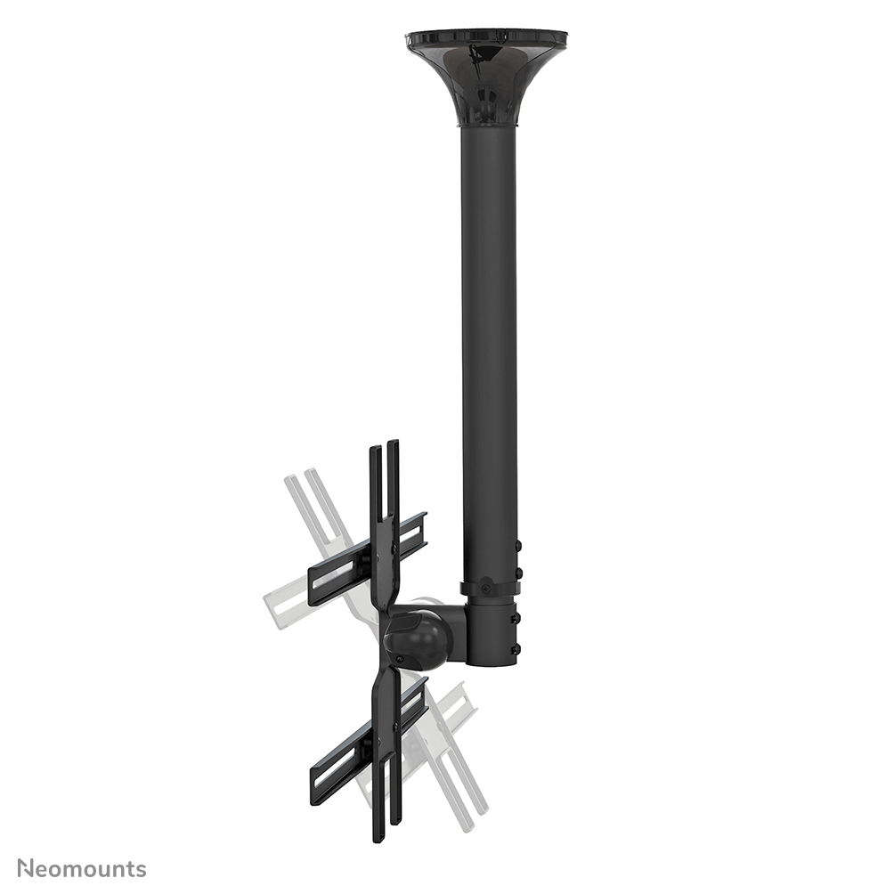 Deckenhalterung fuer FlachbildschirmeFernseher bis 60 152 cm 35KG FPMAC400BLACK Neomounts