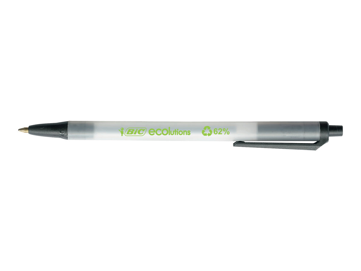 BIC Kugelschreiber ECOlutions® Clic Stic™ transparent/schwarz, Schreibfarbe: schwarz, 1 St. BIC Kugelschreiber ECOlutions® Clic Stic™ transparent/schwarz, Schreibfarbe: schwarz, 1 St.