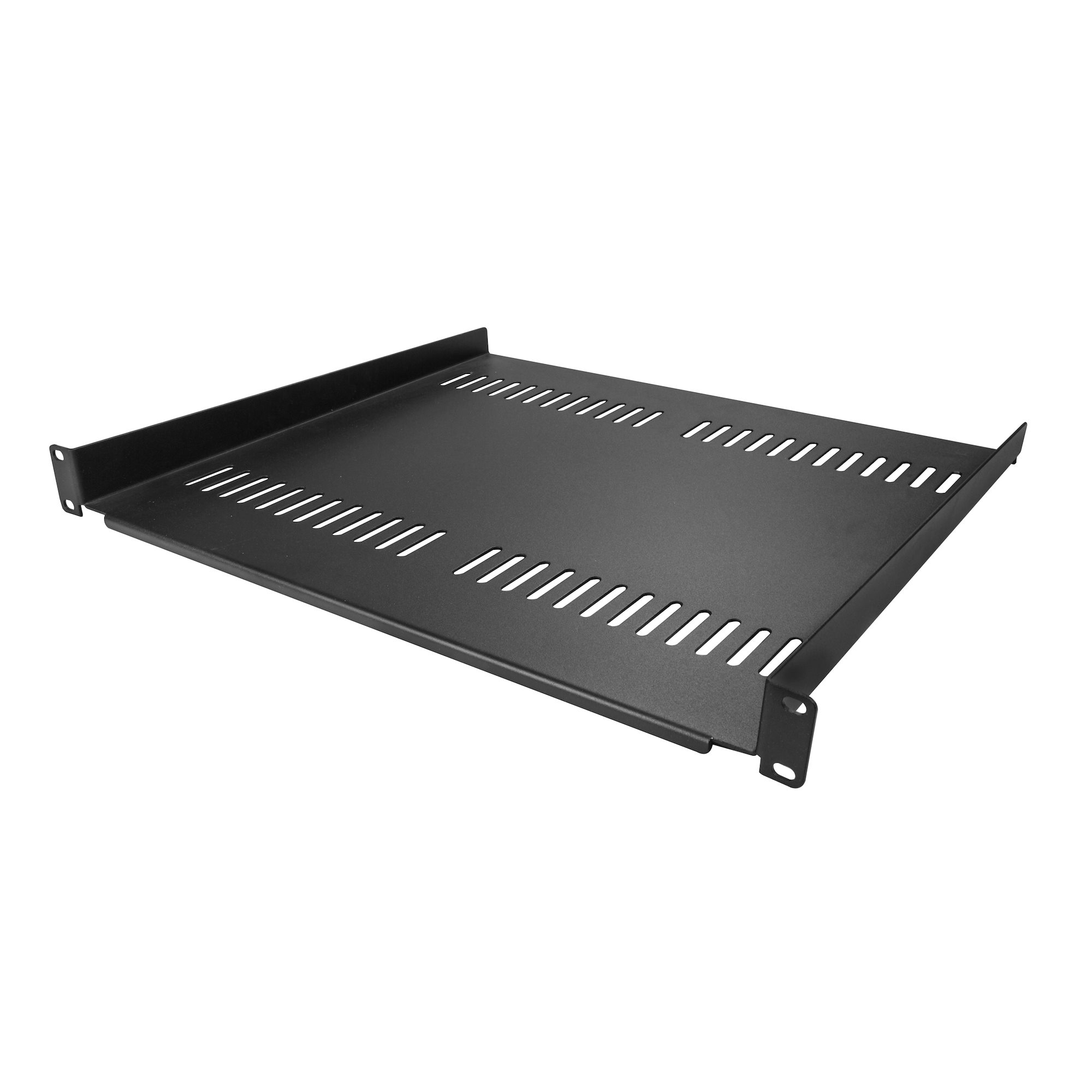 StarTech.com 1U Rack Shelf Belüftet Stahl Schwarz