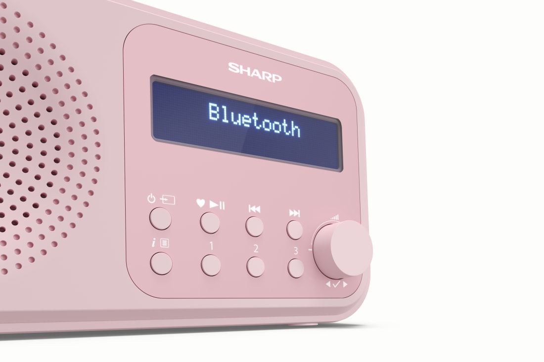 Sharp DRP420 DABBT Radio pink