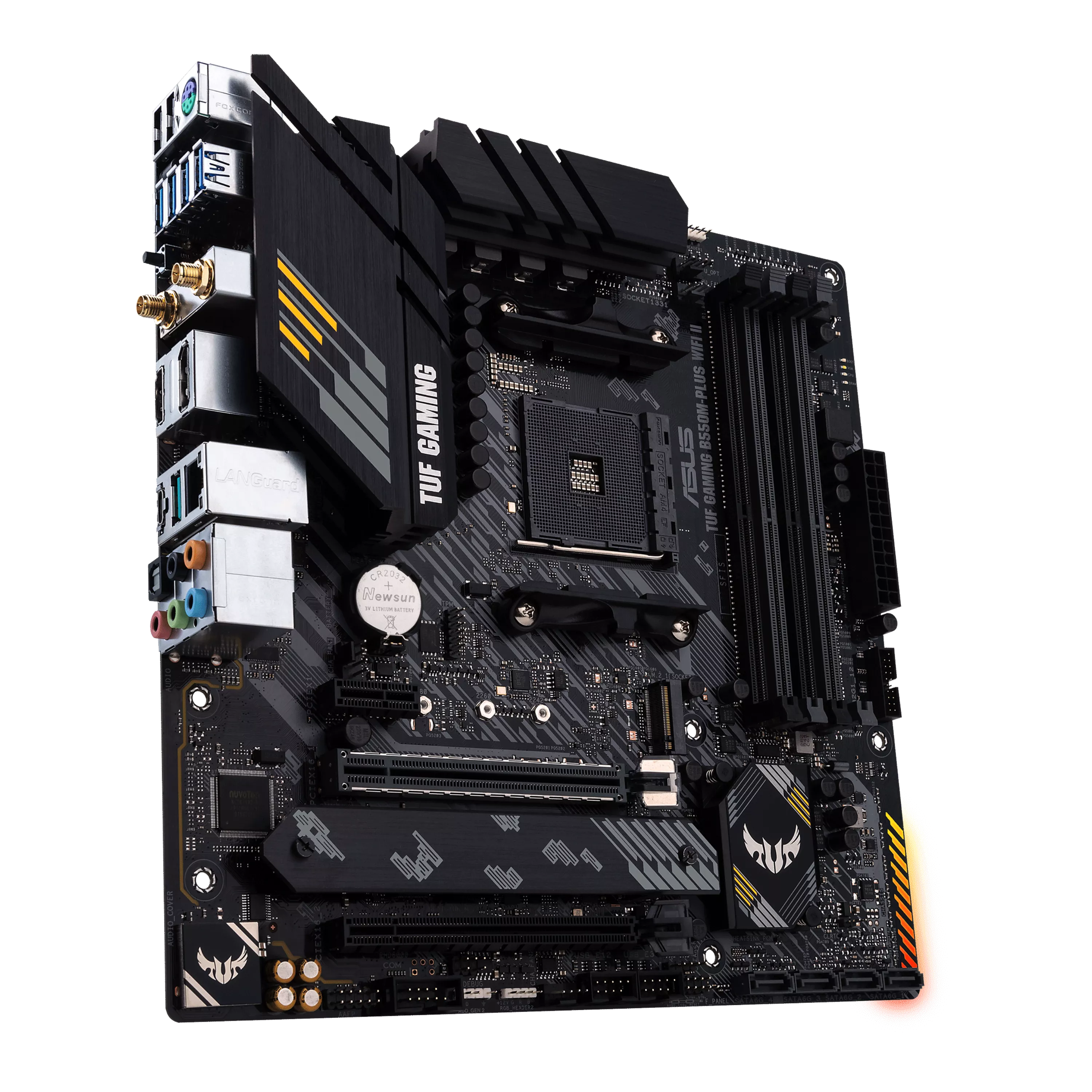 ASUS TUF GAMING B550MPLUS WIFI II AM4 Socket 4x4DDR 1xHDMI 1xDP 2xM2
