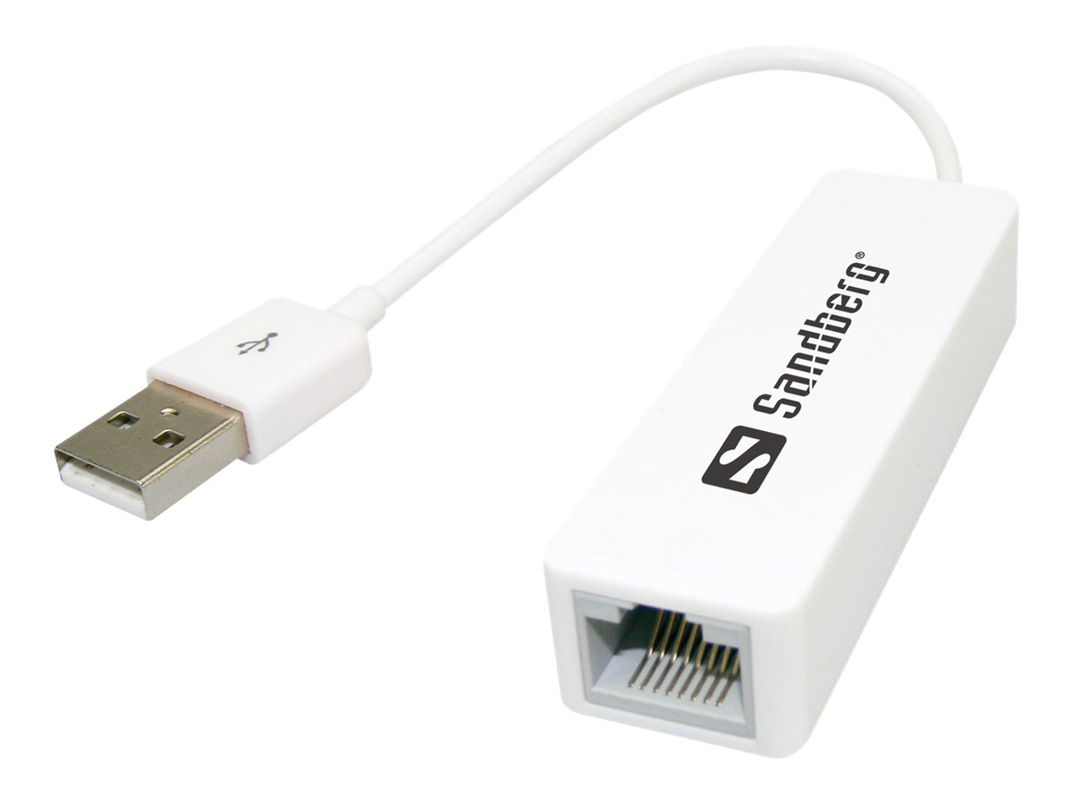 SANDBERG USB to Network Converter Externe Netzwerkkarte fuer USB One-chip 10/100 Mbps Fuer Windows und Mac SANDBERG USB to Network Converter Externe Netzwerkkarte fuer USB One-chip 10/100 Mbps Fuer Windows und Mac