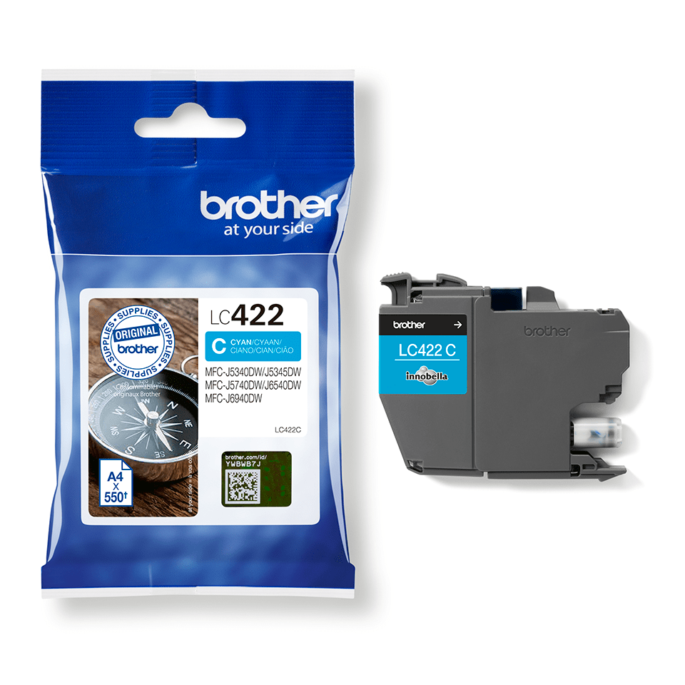 LC422C BROTHER MFCJ Tinte cyan ST 550