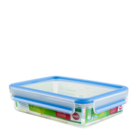 emsa Frischhaltedose CLIP & CLOSE 5,9 cm hoch transparent 1,2 l, 1 St.