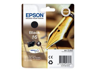 EPSON 16 / T1621  schwarz Druckerpatrone