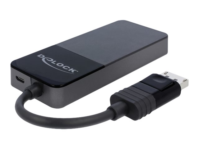 Delock DisplayPort 1.4 Splitter 1 x DisplayPort zu 3 x HDMI MST Delock DisplayPort 1.4 Splitter 1 x DisplayPort zu 3 x HDMI MST