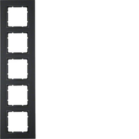 Berker Rahmen 10156626 5-fach B.7 anthrazit matt Berker Rahmen 10156626 5-fach B.7 anthrazit matt