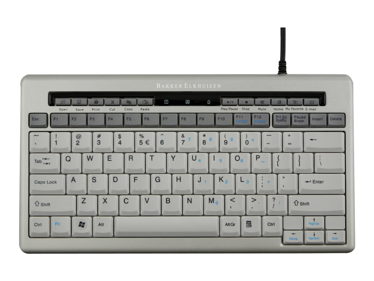 BakkerElkhuizen S-board 840 Design USB (DE) Ergonomische Tastatur