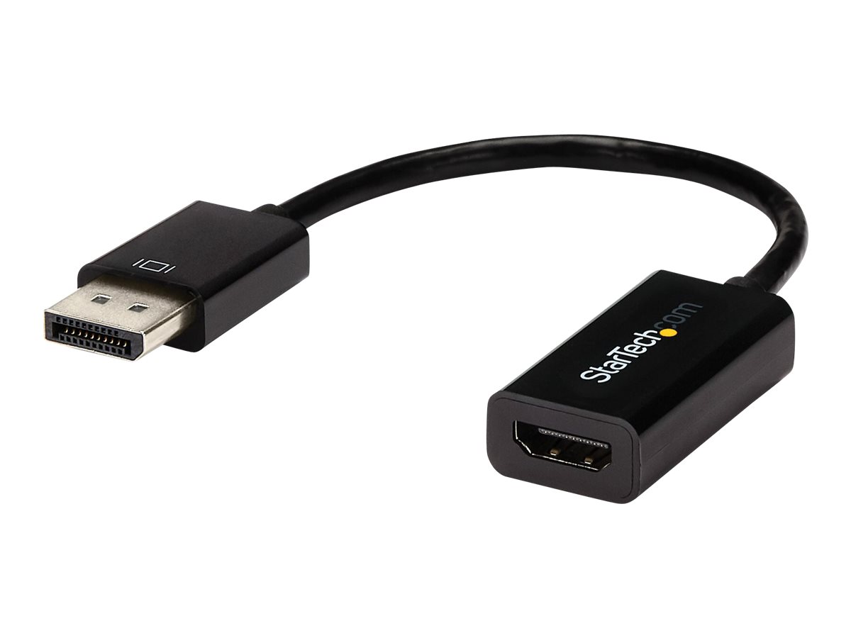 STARTECH.COM DisplayPort auf HDMI 4k - 30Hz Adapter - DP 1.2 zu HDMI Video und Audio aktiv Konverter