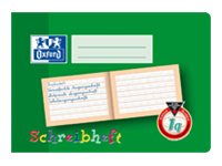 OXFORD Schreiblernheft Lineatur 1q liniert DIN A5 quer ohne Rand, 16 Blatt, 1 St