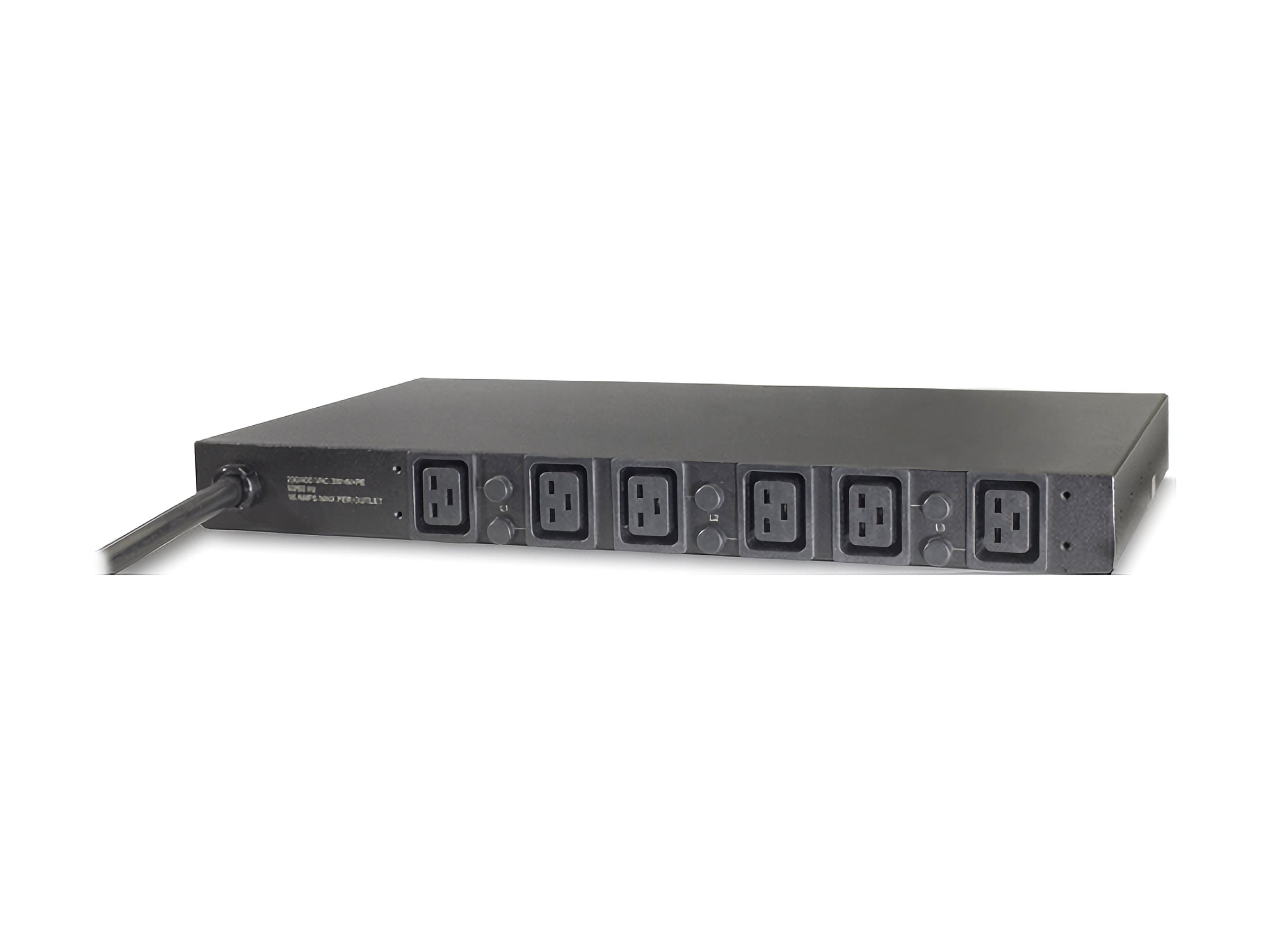 APC Rack PDU Basic 1U 32A 22kW 400V (6)C19 Cord Length (2.5 meter) IEC309