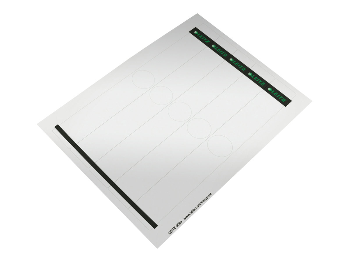 125 LEITZ Ordneretiketten grau fuer 5,0 cm Rueckenbreite 125 LEITZ Ordneretiketten grau fuer 5,0 cm Rueckenbreite