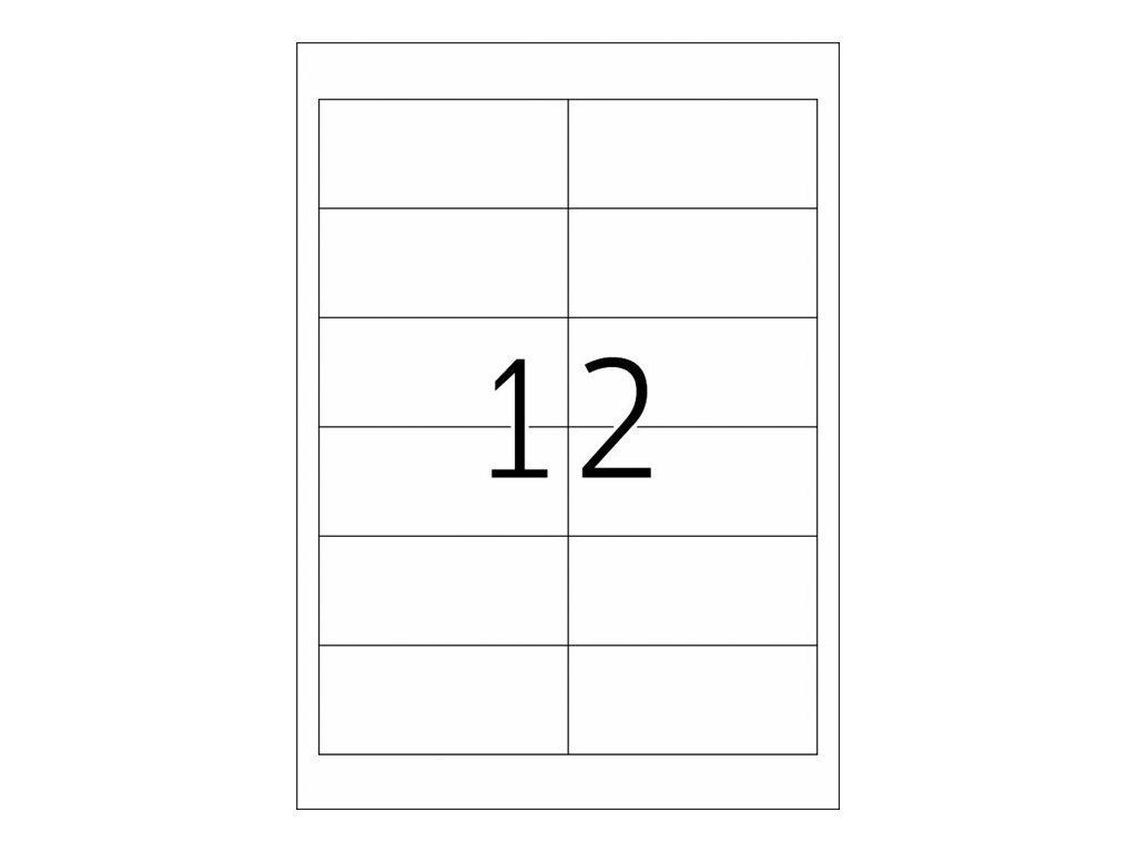 120 HERMA Etiketten 8628 weiss 97,0 x 42,3 mm