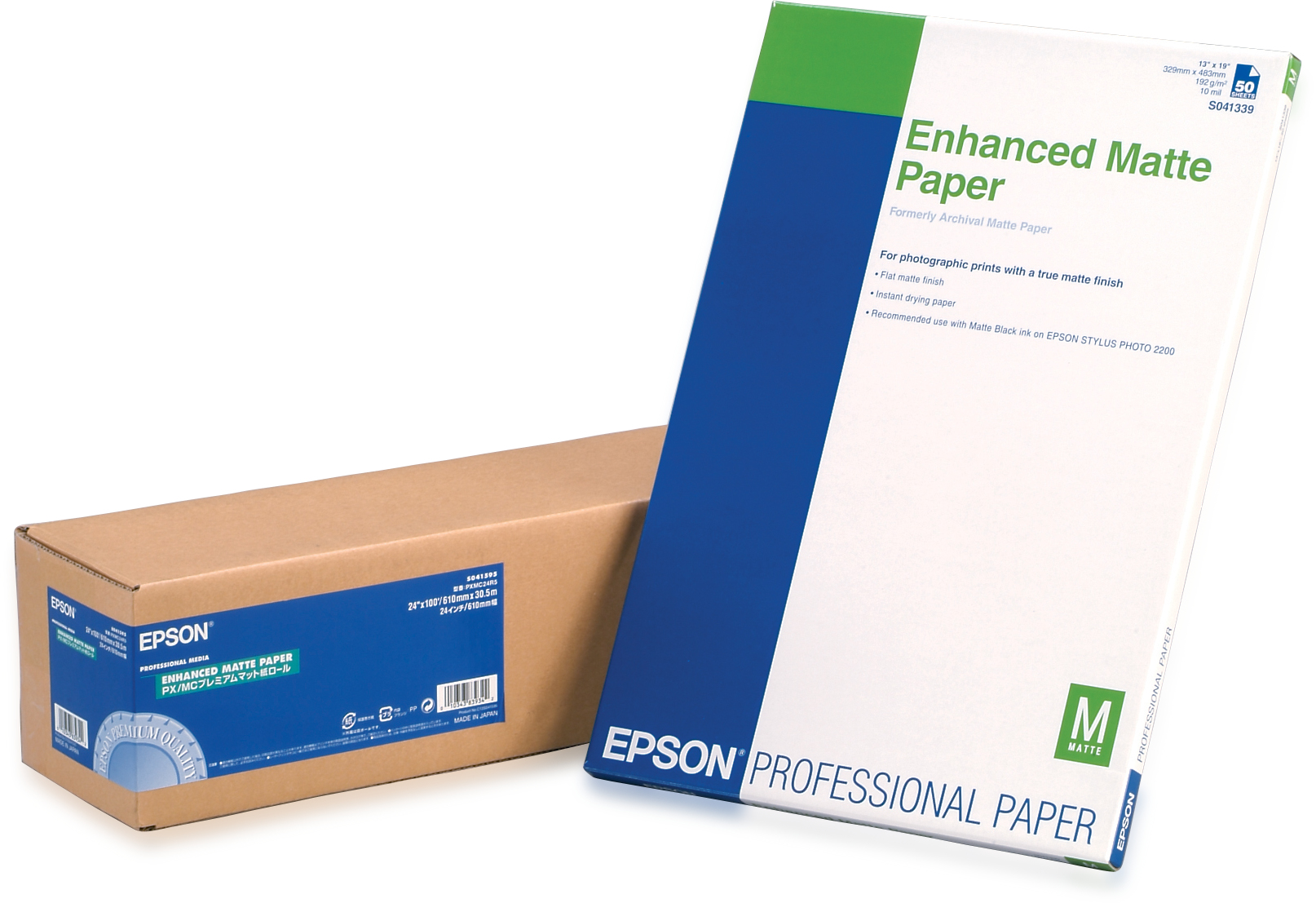 Epson Enhanced Matte Paper 61 cm x 30,5 m 194 g S 041595