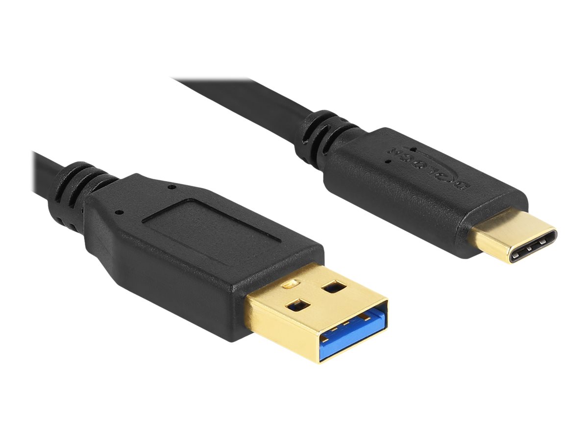 Delock SuperSpeed USB (USB 3.2 Gen 1) Kabel Typ-A zu USB Type-C 2 m Delock SuperSpeed USB (USB 3.2 Gen 1) Kabel Typ-A zu USB Type-C 2 m