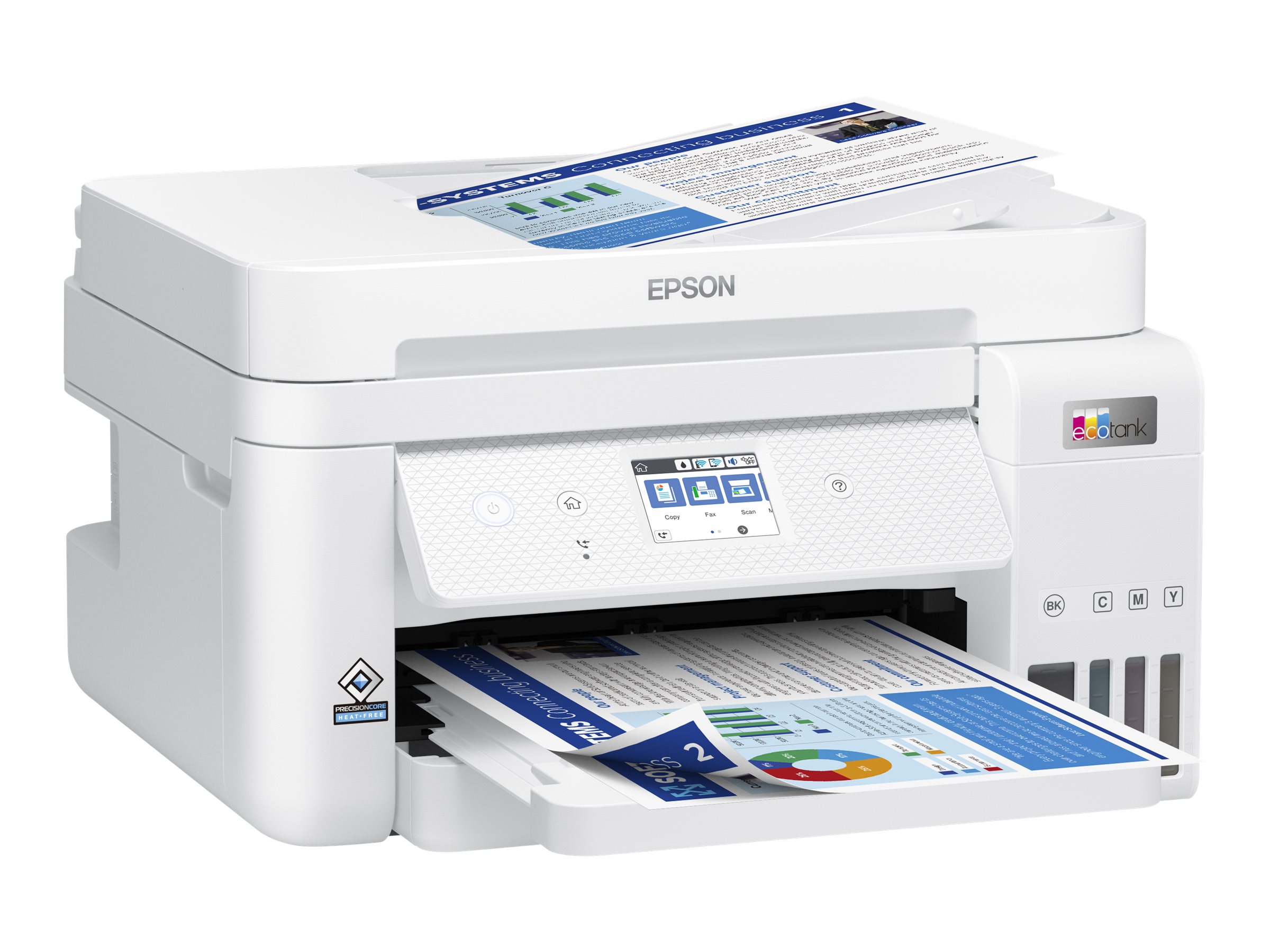 EPSON EcoTank ET-4856 4 in 1 Tintenstrahl-Multifunktionsdrucker weiÃ