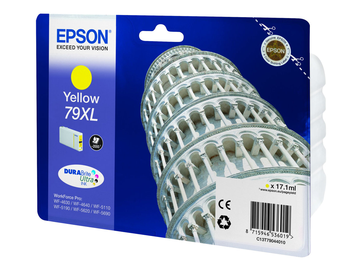EPSON 1LB 79XL ink cartridge yellow high capacity 17.1ml 2.000 pages 1-pack EPSON 1LB 79XL ink cartridge yellow high capacity 17.1ml 2.000 pages 1-pack