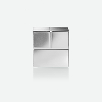 SIGEL C20 SuperStrong Magnete silber, Metall 2,0 x 2,0 x 2,0 cm, 2 St