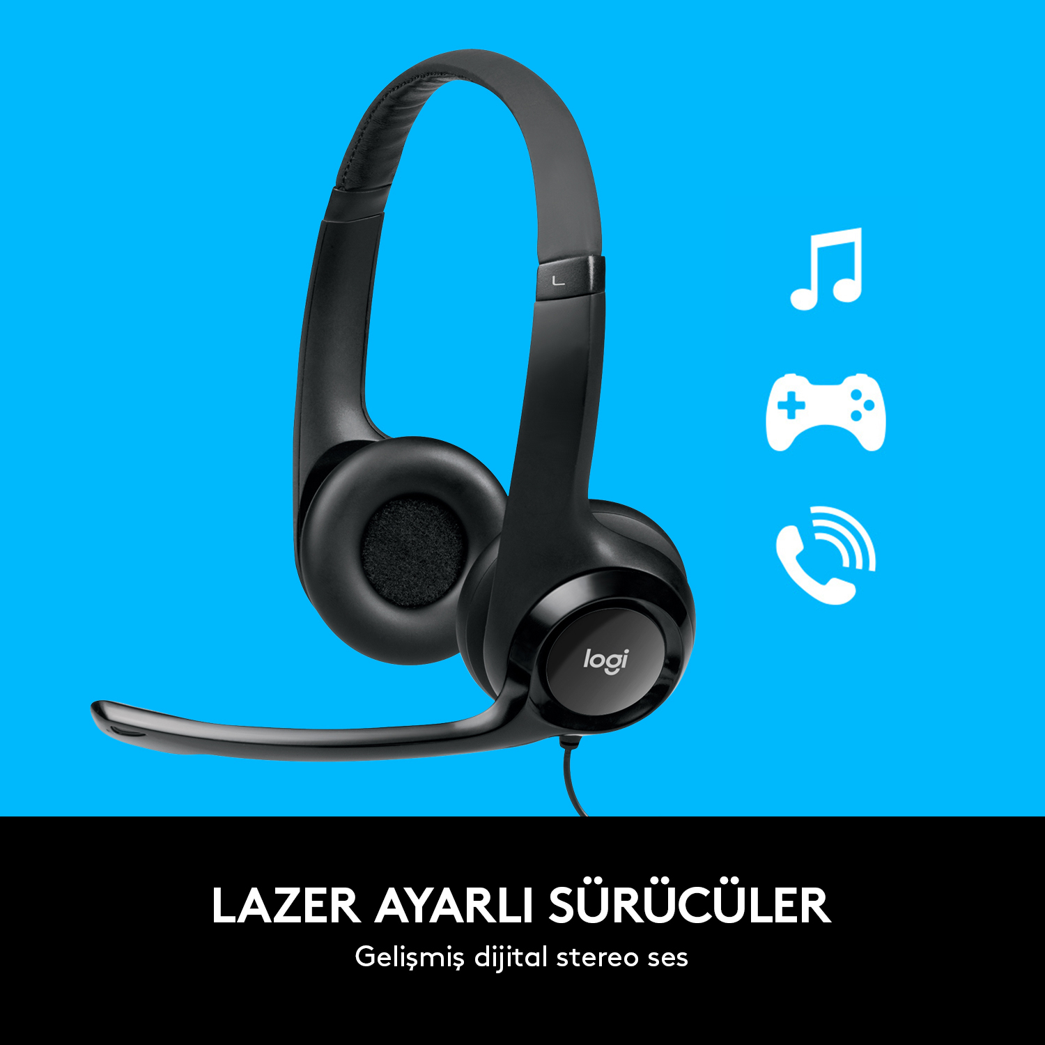 LOGITECH H390 STEREO USB-A HEADSET LOGITECH H390 STEREO USB-A HEADSET