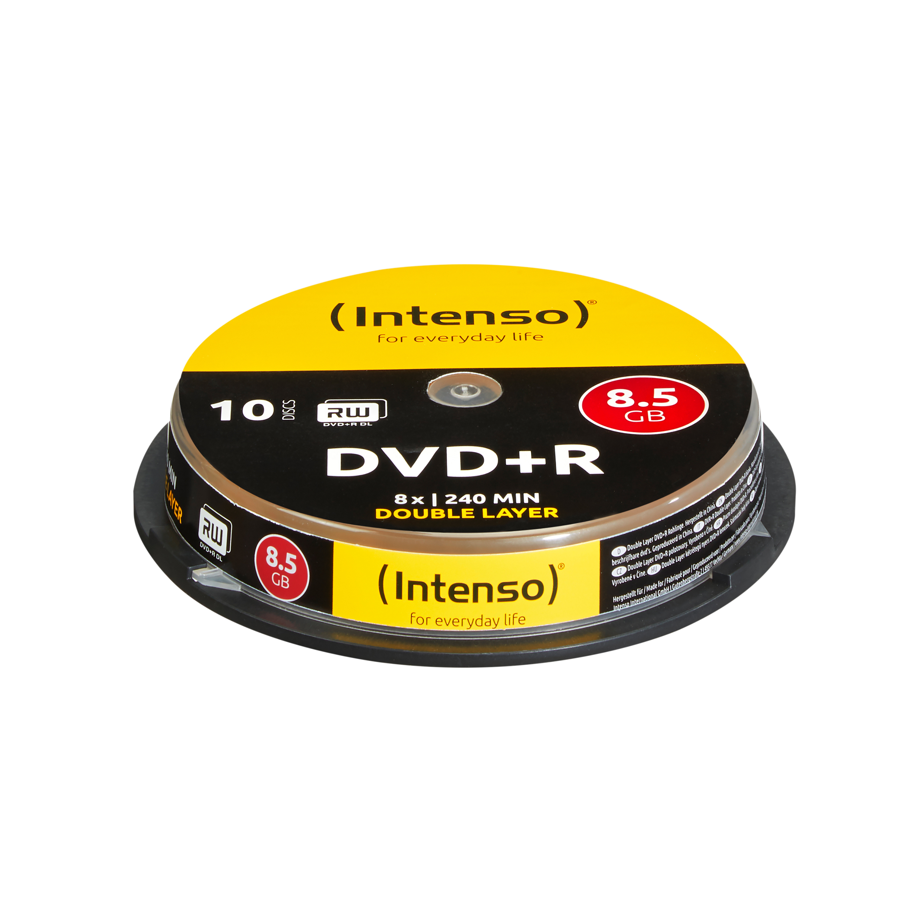 INTENSO DVDR DL 85 GB 8x 10 CB