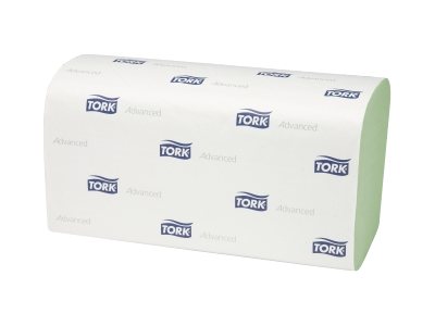 TORK Papierhandtücher Advanced H3 Zick‑Zack‑Falzung 2‑lagig