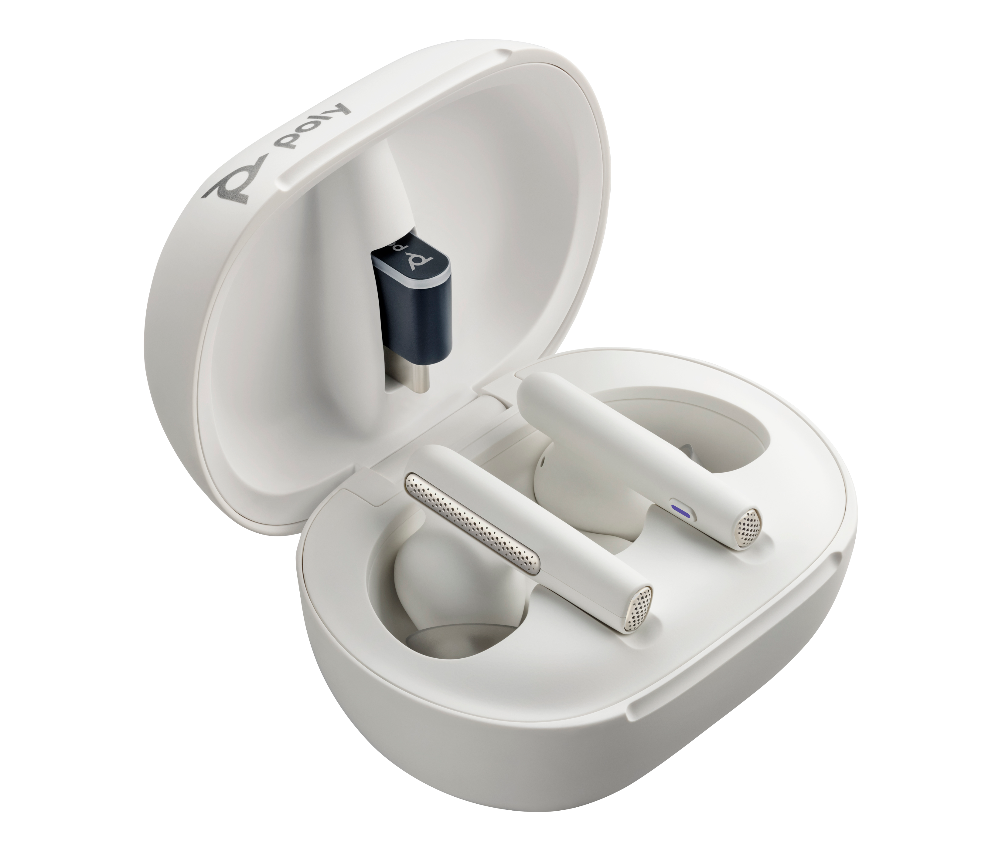 HP Poly Voyager Free 6060 White Earbuds 2 Pieces